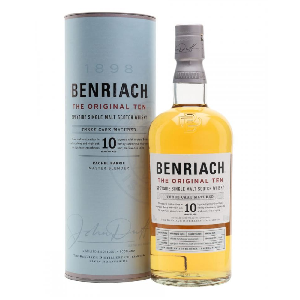 Whisky Benriach The Orginal Ten 10 YO 43% 700 ml tuba