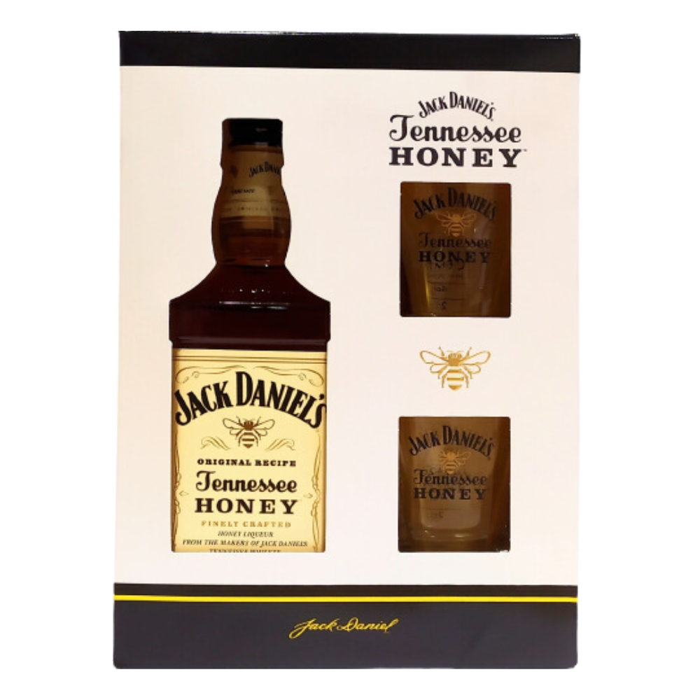 Whisky Jack Daniel's Honey 35% 700 ml + 2 szklanki