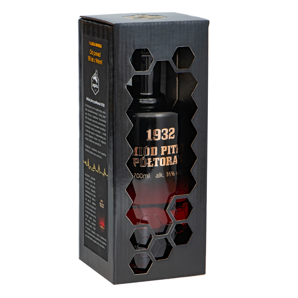 Miód Pitny Półtorak Jubileuszowy 1932 16% 700 ml