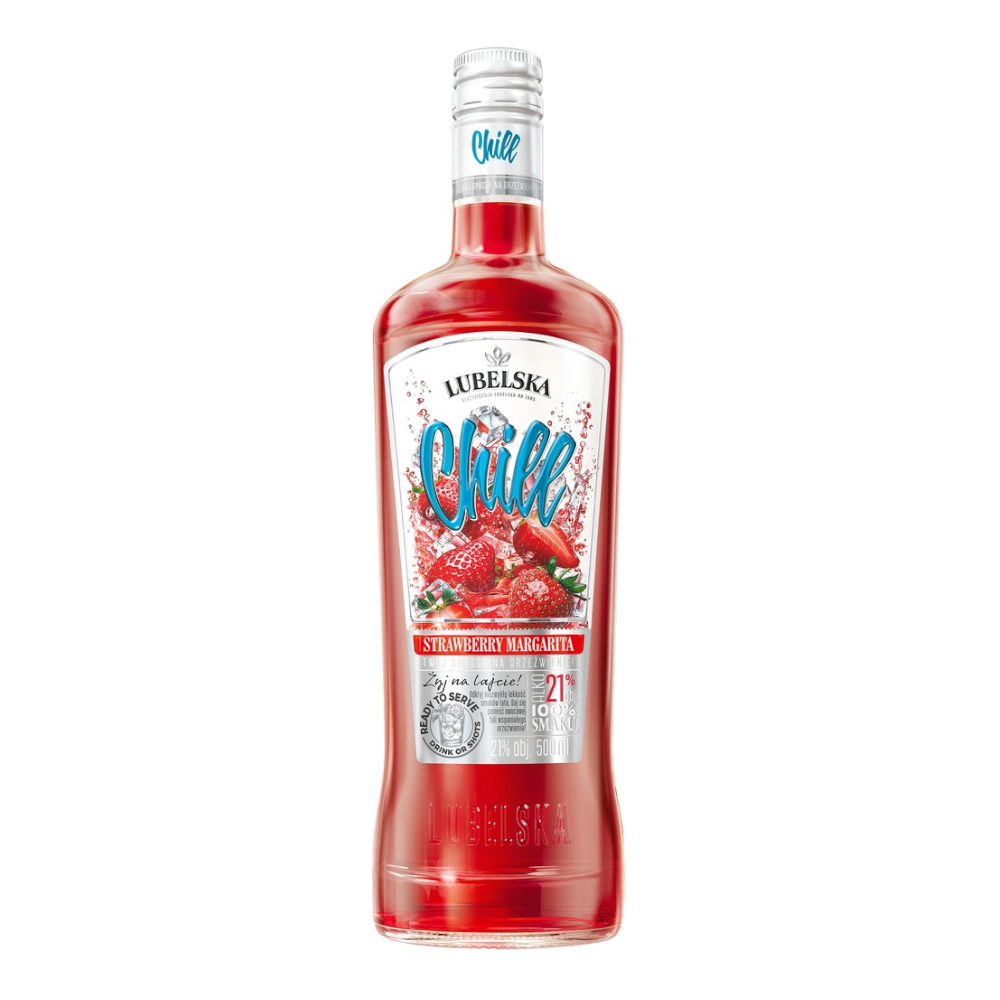 Likier Lubelska Chill Strawberry Margarita 21% 500 ml