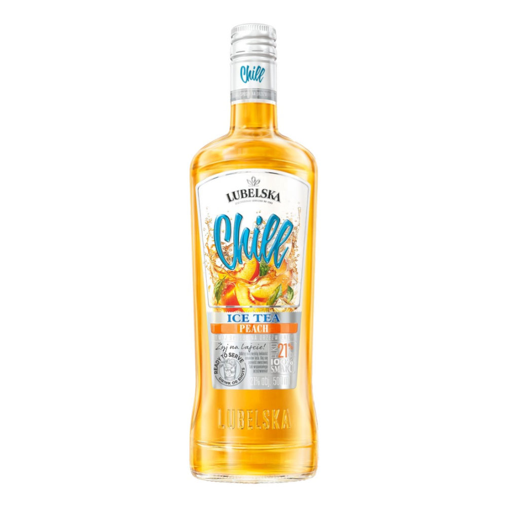 Wódka Lubelska Chill Ice Tea Peach 21% 500 ml