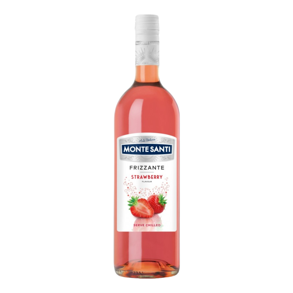 Wino Monte Santi Frizzante Strawberry 10% czerwone półsłodkie 750 ml