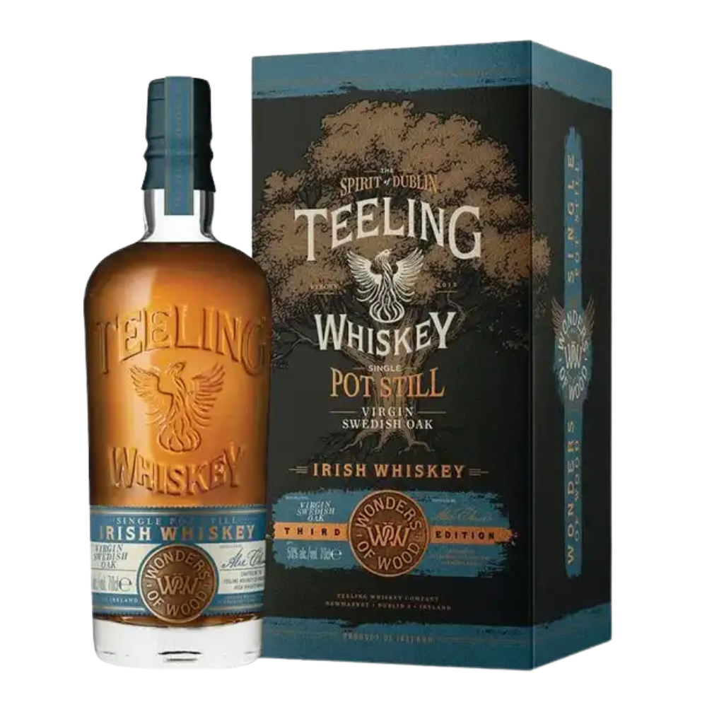 Whiskey Teeling Single Pot Still Virgin Swedish Oak, Wonders Of Wood  50% 700 ml