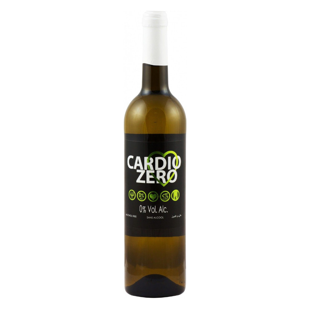 Wino Cardio Zero 0% białe półsłodkie 750 ml