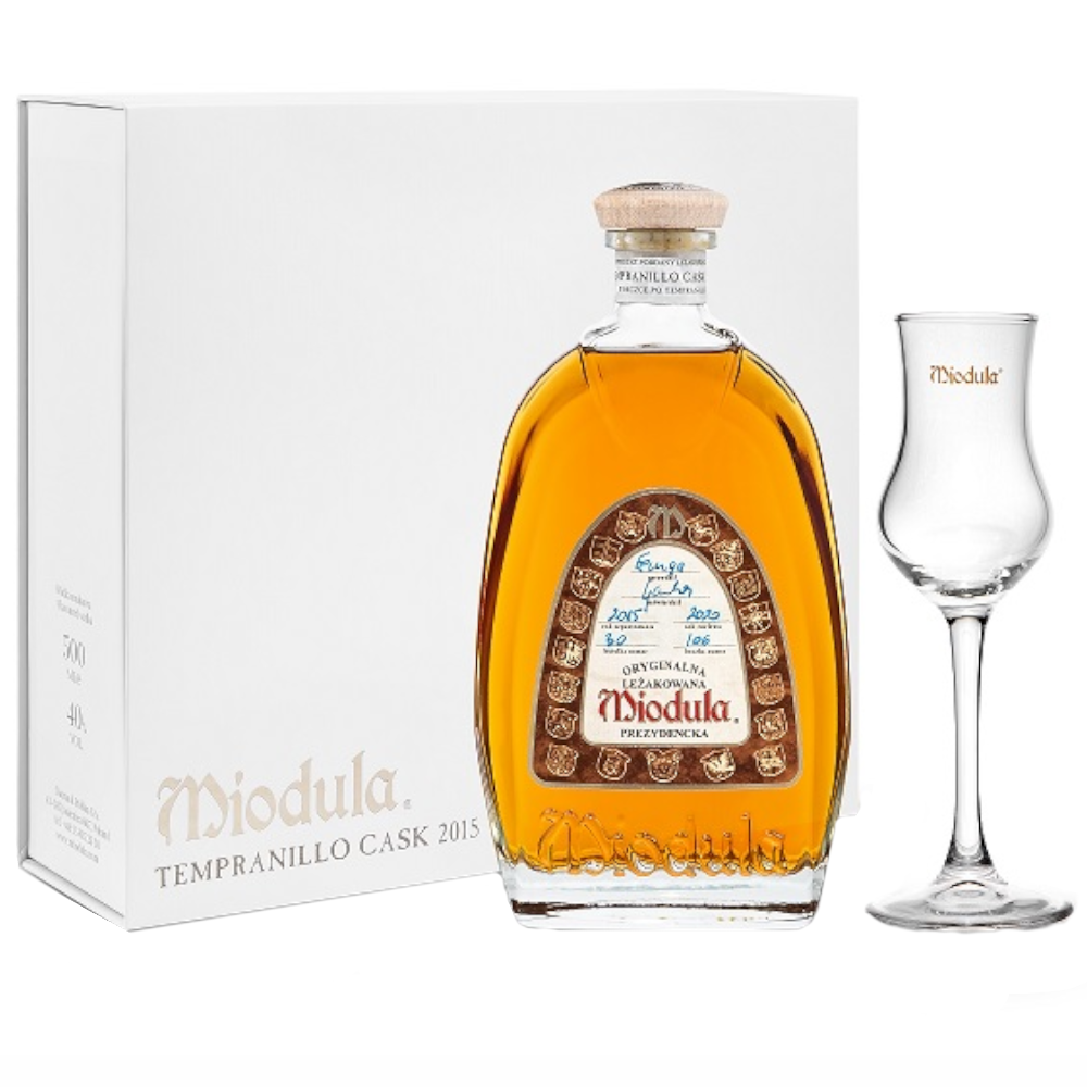 Wódka Miodula Tempranillo Cask In White 40% 500 ml