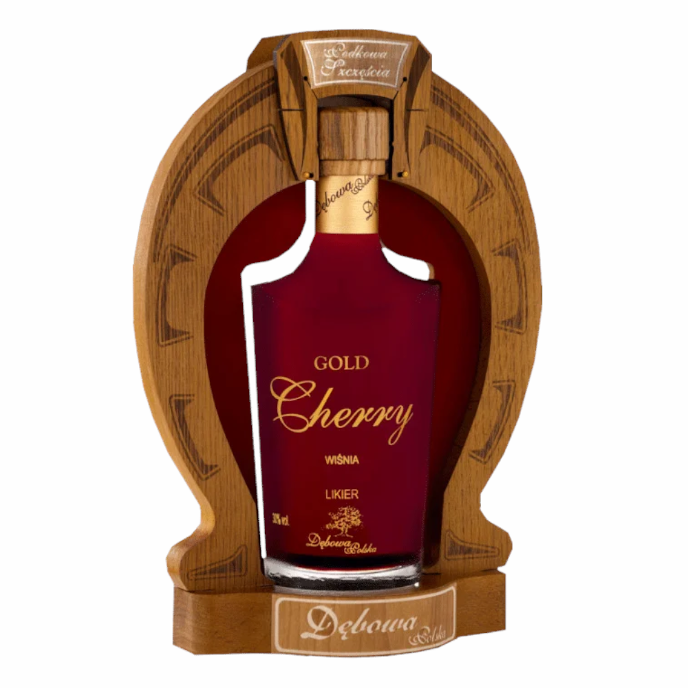 Likier Dębowa Gold Cherry Podkowa 30% 700 ml