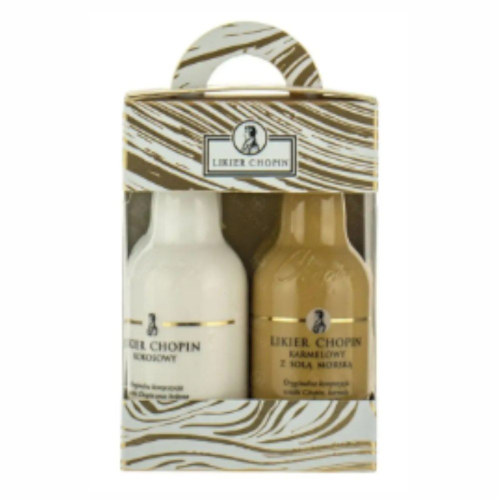 Likier Chopin 2x kokos 2x karmel 4 x 50 ml