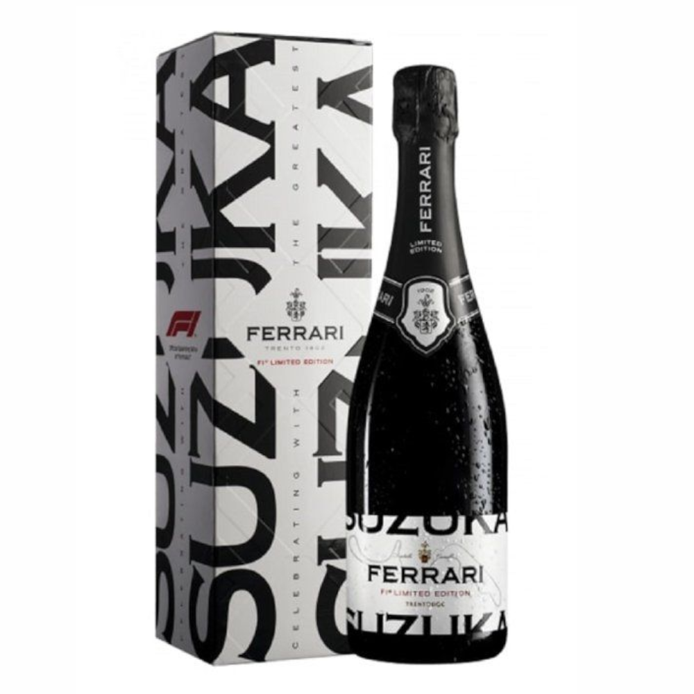 Szampan Ferrari Brut F1 City Edition Suzuka 12,5% białe wytrawne 750 ml kartonik
