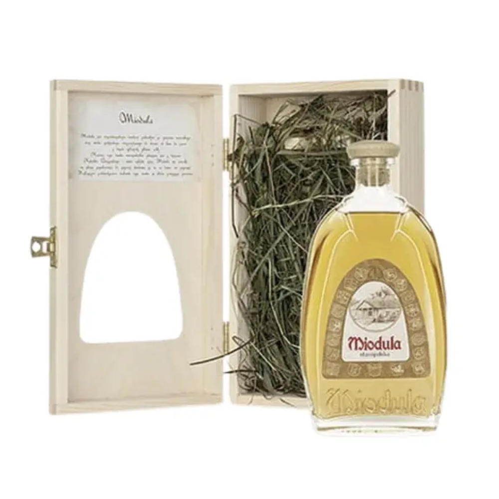 Wódka Miodula  Prezydencka 40% 500 ml  Box Mały w stylu wiedeńskim