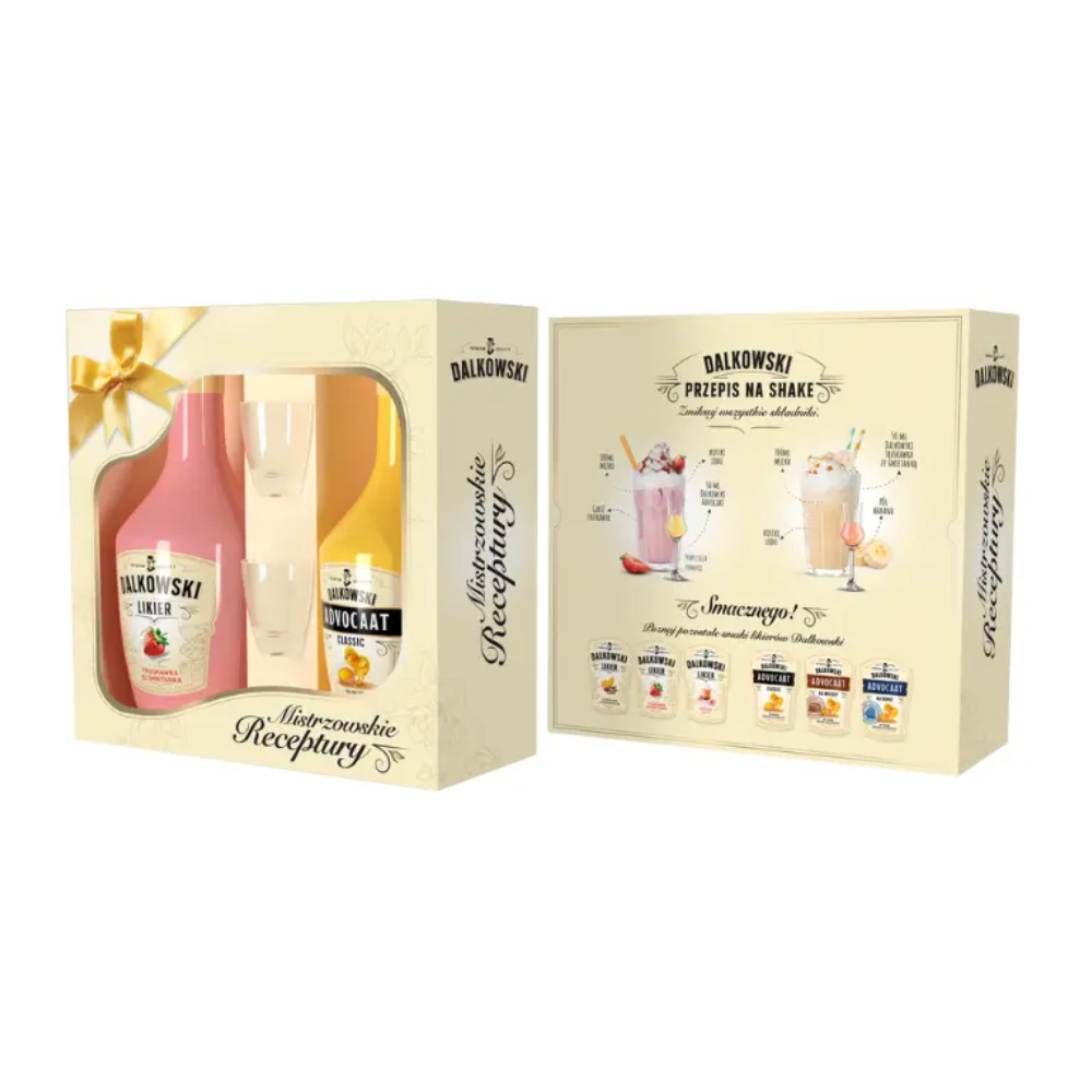 Likier Advocat Dalkowski Truskawka+ Dalkowski Advocat 15% 2x 350 ml