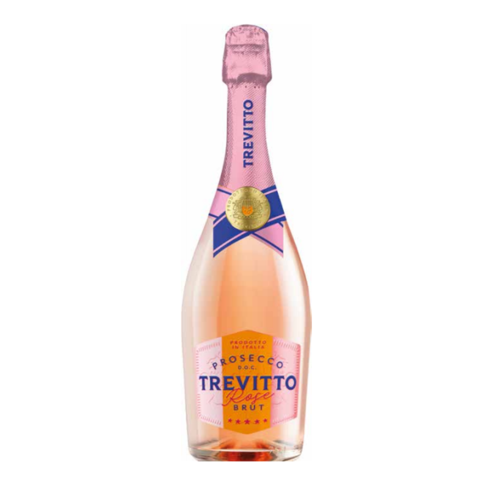 Wino musujące Treviso Rose Brut 11% różowe wytrawne 750 ml