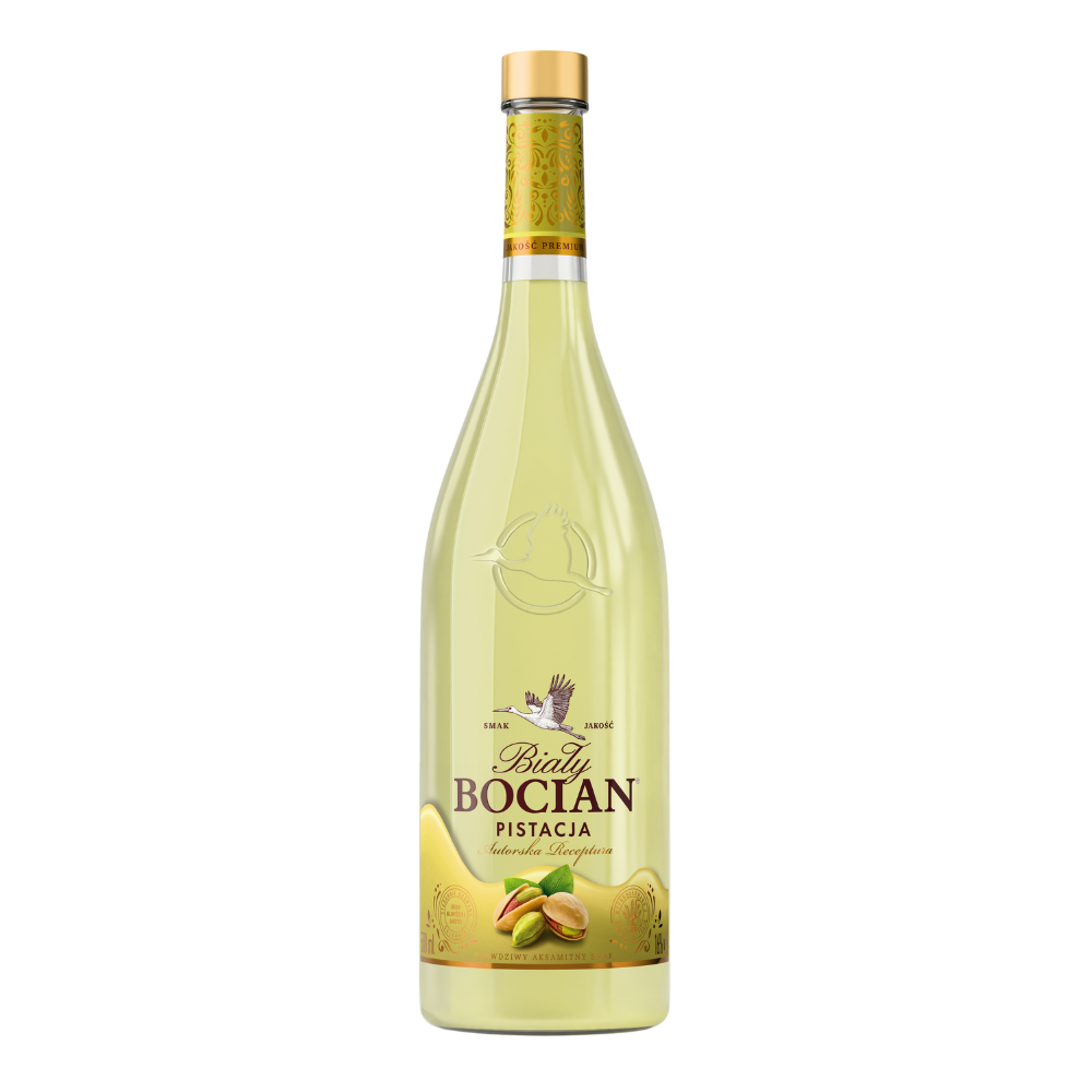 Likier Biały Bocian Pistacja 16% 500 ml