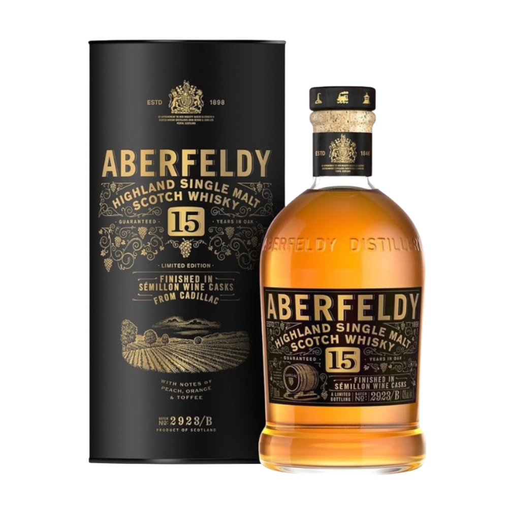 Whisky Aberfeldy 15YO Cadillac, Sémillon Wine Cask 43% 700 ml