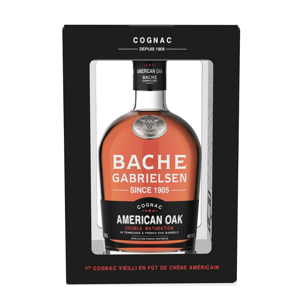 Koniak Bache Gabrielsen American Oak 40% 700 ml kartonik
