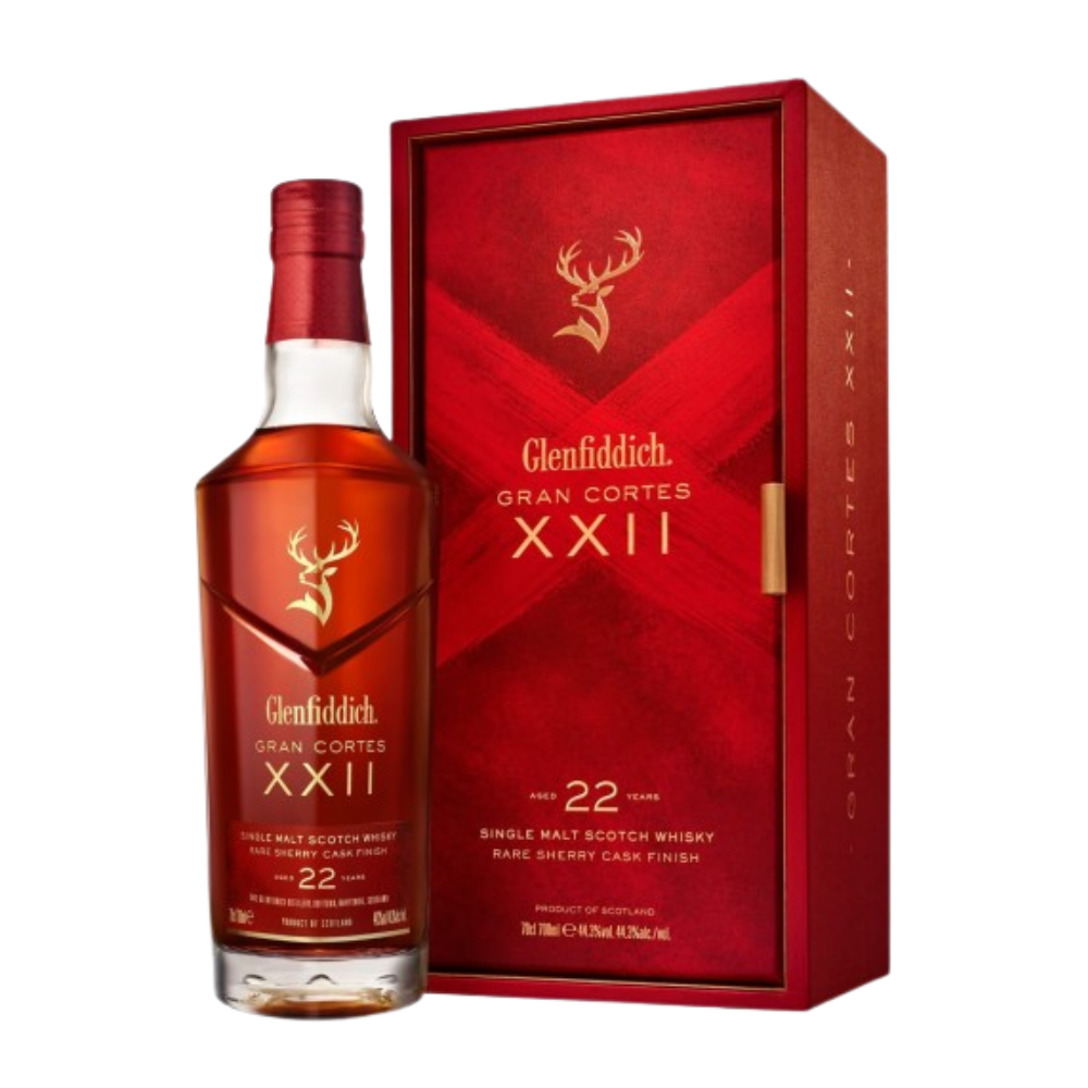 Whisky Glenfiddich 22YO Gran Cortes XXII 44,3% 700 ml kartonik