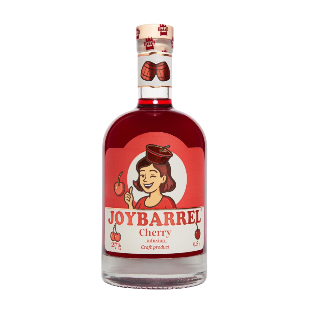 Nalewka Joybarrel Cherry 27% 500 ml