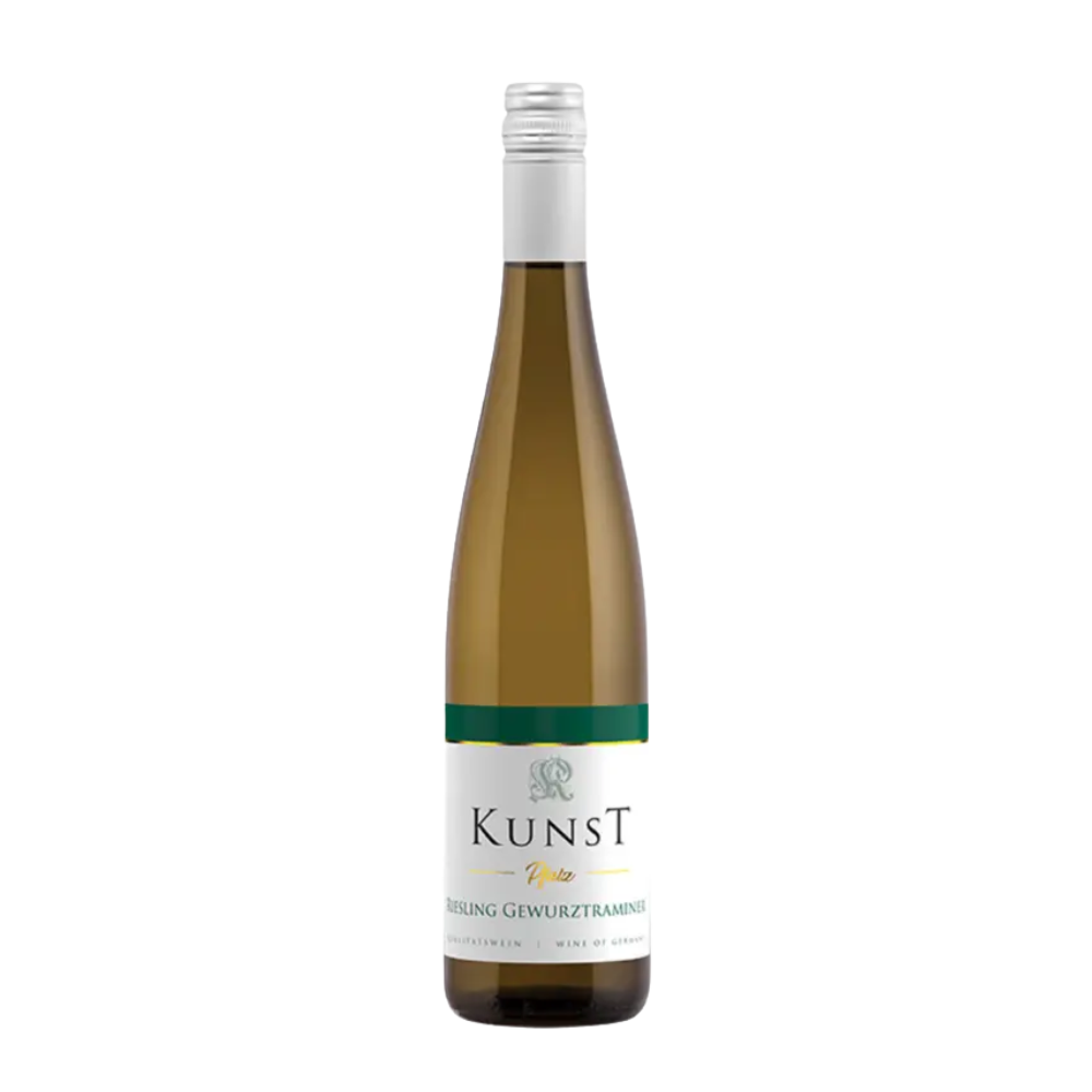 Wino Kunst Riesling Gewurztraminer Qba Pfalz 11% białe półsłodkie 750 ml