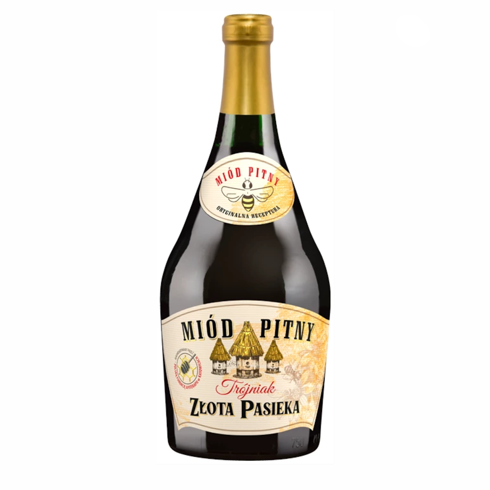 Miód Pitny Złota Pasieka Trójniak 13% 750 ml